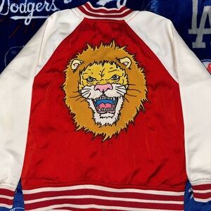 Kids Red Lion Embroidered Jacket